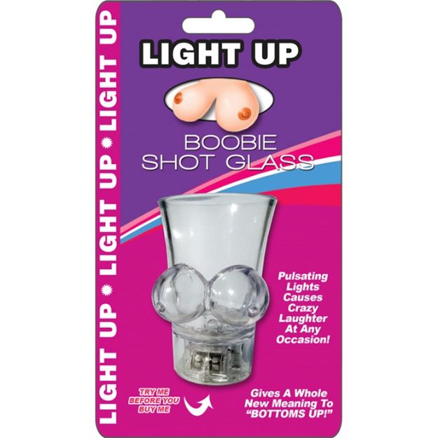 Picture of LIGHT UP BOOBIE SHOT GLASS WITH STRING