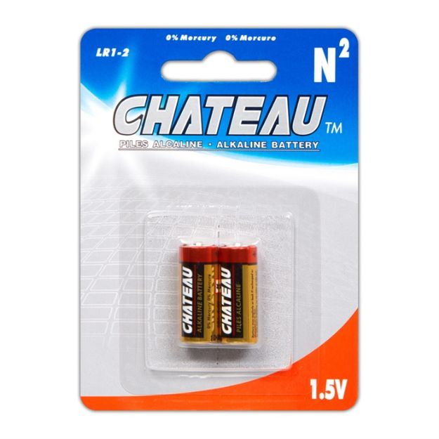 Picture of BATTERY CHATEAU ALKALINE N (LR1) 2PK