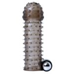 Picture of VIBRATING PENIS SLEEVE KIT CLEAR SMOKE