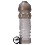 Picture of VIBRATING PENIS SLEEVE KIT CLEAR SMOKE