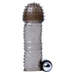 Picture of VIBRATING PENIS SLEEVE KIT CLEAR SMOKE