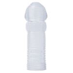 Picture of VIBRATING PENIS SLEEVE KIT CLEAR SMOKE