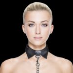 Picture of EXCLUSIVE COLLAR AND LEASH BLACK OUCH