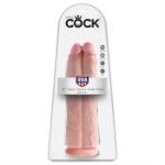 Picture of King Cock 11" Two Cocks One Hole - Flesh