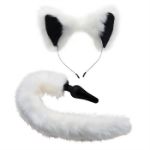 Picture of Tailz White Fox Tail and Ears Set