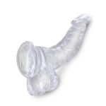 Picture of King Cock Clear 7.5" Cock with Balls