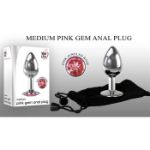 Picture of PINK GEM ANAL PLUG - MEDIUM