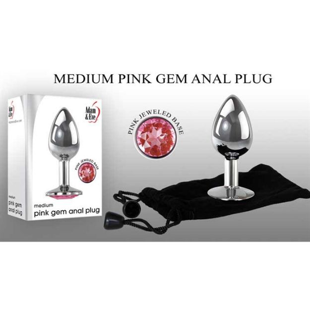Picture of PINK GEM ANAL PLUG - MEDIUM