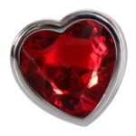 Picture of LARGE RED HEART GEM ANAL PLUG