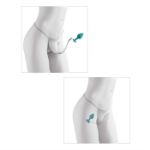 Picture of Crotchless Secret Gem (S-L) White
