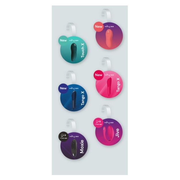 Picture of We-Vibe Branded Wobblers 4pk - Jive, Moxie, Tango
