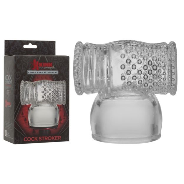 Picture of Kink - Wand Attachment - Cock Stroker - Clear