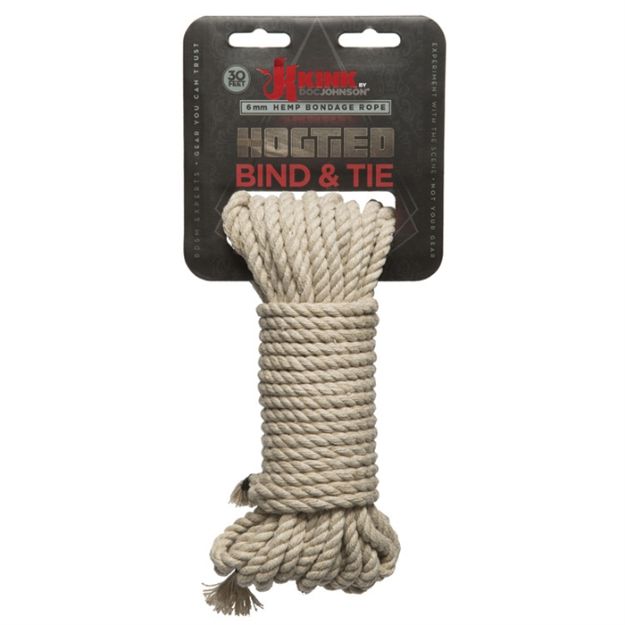 Picture of Hogtied Bind & Tie 6mm Hemp Bondage Rope 30 feet