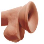 Picture of King Cock 6.5" Triple Density Cock With Balls -Tan