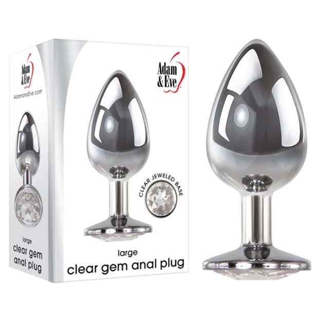 Picture of LARGE CLEAR GEM ANAL PLUG