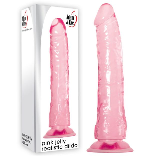 Picture of PINK JELLY REALISTIC DILDO 8.25"