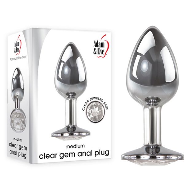 Picture of MEDIUM CLEAR GEM ANAL PLUG