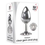 Picture of MEDIUM CLEAR GEM ANAL PLUG