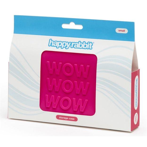 Picture of Happy Rabbit - WOW Storage Zip Bag Small Pink