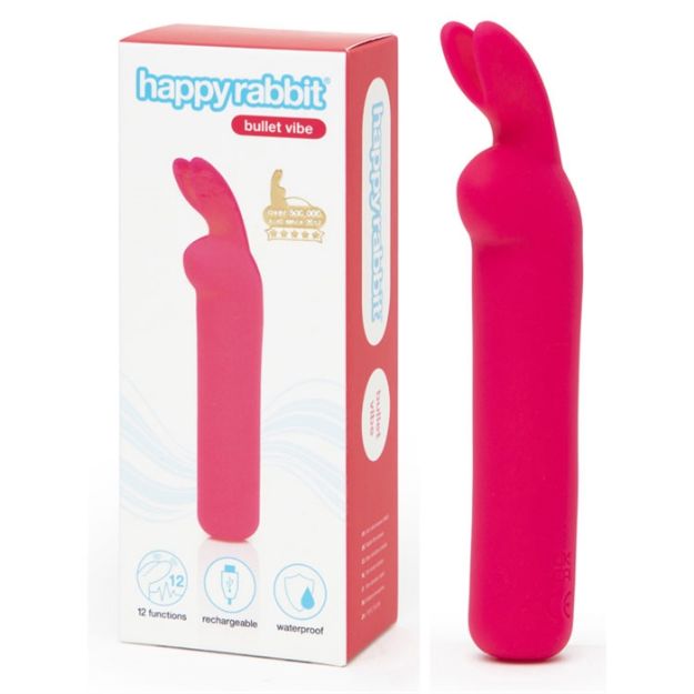 Image de Happy Rabbit - Rechargeable Bullet Pink