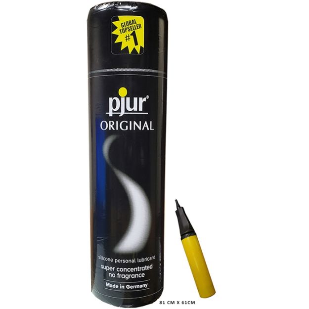 Image de PJUR BOUTEILLE GONFLABLE & POMPE  81X61CM