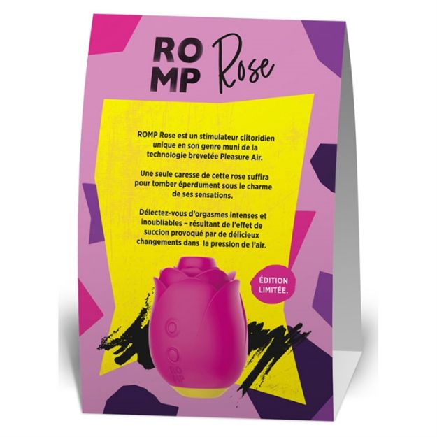 Picture of Romp Rose Tent Card French