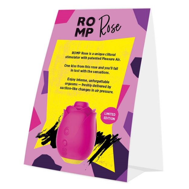 Picture of Romp Rose Tent Card English