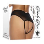 Picture of CROTCHLESS MESH BRIEF BLACK