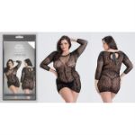 Picture of FSOG - Captivate Lacy Mini Dress - Plus