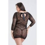 Picture of FSOG - Captivate Lacy Mini Dress - Plus